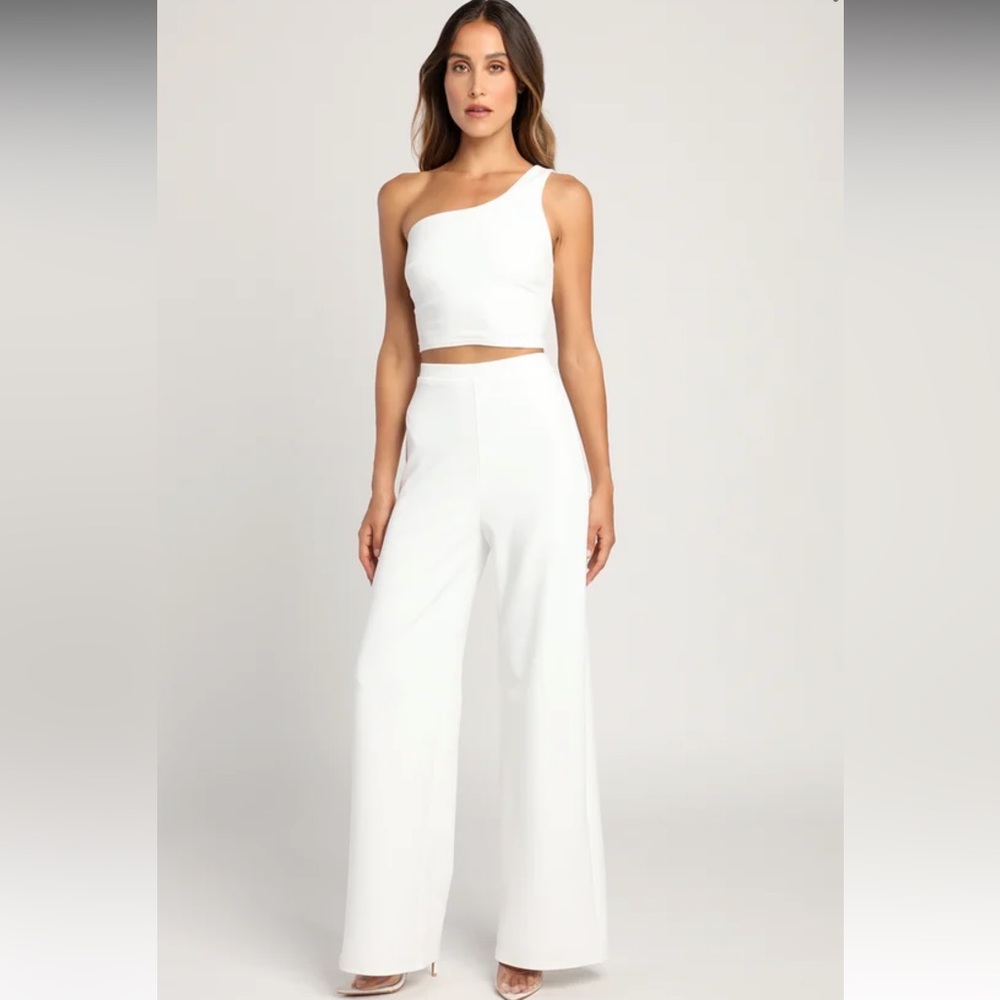 White two piece set lulus